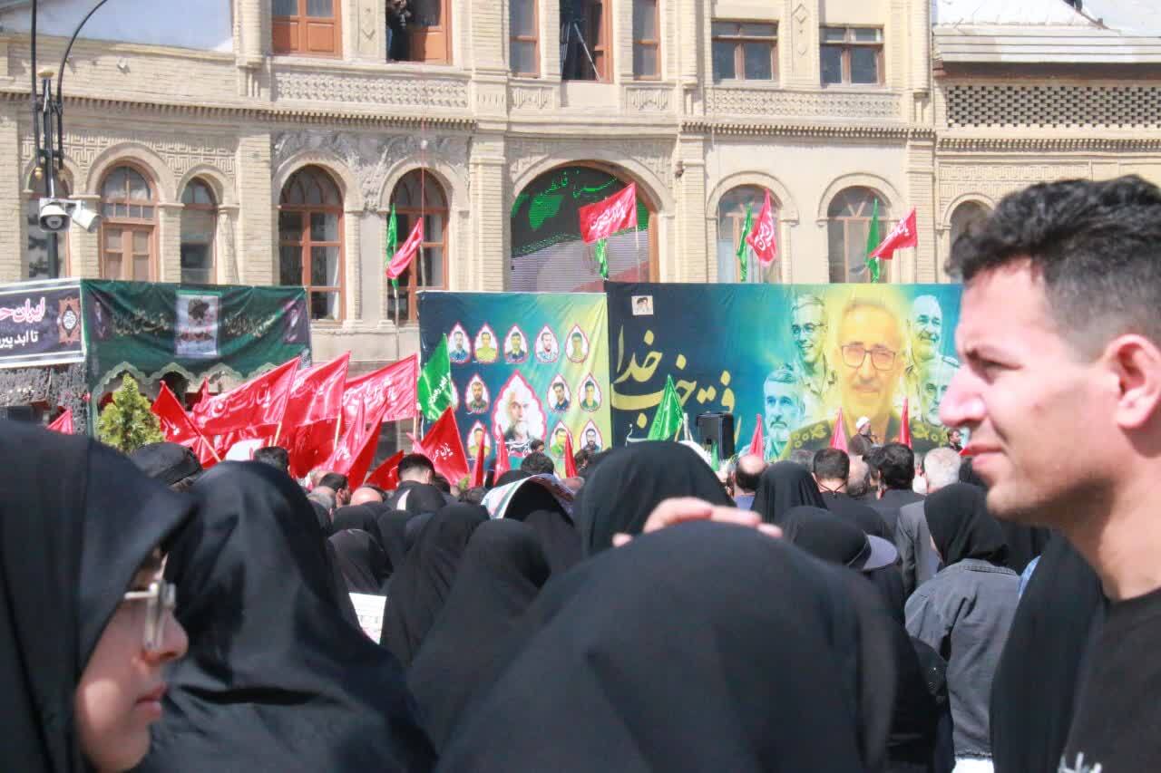 مراسم وداع با شکوه سردار شهید علی شادمانی 