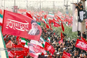 تشییع پیکر مطهر امام مجاهد شهید در شهر مقدس قم