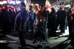 مراسم عزاداری در سوگ رهبر شهید انقلاب - میدان تجریش