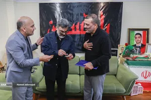 دیدار با خانواده نخبه شهید علی حیدرزاده