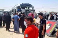 تصادف مینی‌بوس و اتوبوس زائران ایرانی در عراق+ فیلم