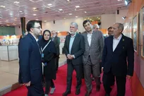 بازدید چهار وزیر از دهمین دوسالانه ملی هنر‌های تجسمی کانون پرورش فکری
