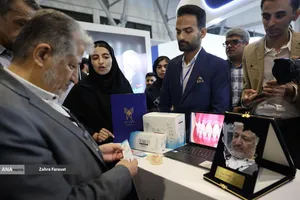 دکتر بیژن رنجبر رییس دانشگاه آزاد اسلامی در مراسم افتتاحیه سومین دوره نمایشگاه فناوری و نوآوری فن نما 1404