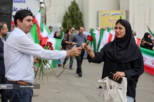 آیین استقبال از دانشجویان در دانشگاه آزاد اسلامی 