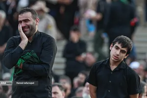 مراسم وداع با رهبر شهید انقلاب حضرت آیت الله سیدعلی خامنه&zwnj;ای (ره) و خانواده ایشان