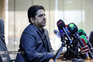 نشست خبری محمدعلی ثابت قدم، مدیرعامل شرکت توسعه و نگهداری اماکن ورزشی کشور