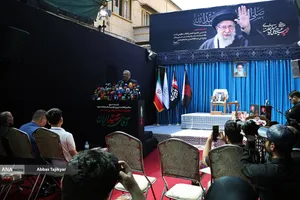 نشست خبری ایمان عطار زاده سخنگوی ستاد بزرگداشت عروج خونین امام مجاهد شهید