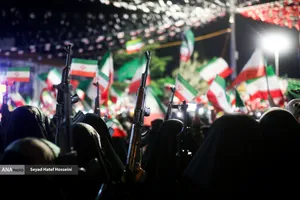 اجتماع مردم ساری در حمایت از رهبر انقلاب و نیرو&zwnj;های مسلح
