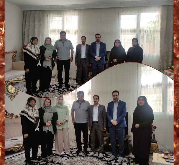 دیدار مسئولان دانشگاه آزاد پردیس با خانواده دانشجوی آسیبدیده در جنگ رمضان دیدار مسئولان دانشگاه آزاد پردیس با خانواده دانشجوی آسیبدیده در جنگ رمضان