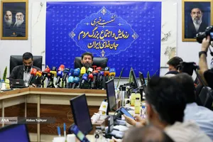 نشست خبری سردار حسن حسن زاده فرمانده سپاه تهران بزرگ