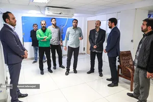 بازدیدمهدی قمی شهردار منطقه 11 تهران از خبرگزاری آنا