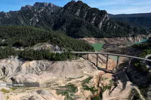 خشکسالی شدید و کمبود ذخیره آب در پشت سد، اسپانیا