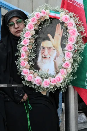 مراسم وداع با رهبر شهید انقلاب