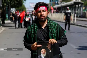 تشییع پیکر مطهر آقای شهید ایران و خانواده ایشان در مشهد