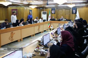 نشست خبری مهندس مهدی چمران رئیس شورای اسلامی شهر تهران