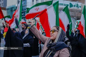 اجتماع بزرگ مردمی در میدان فلسطین