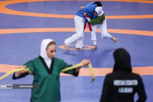 اولین دوره لیگ کشتی آلیش بانوان