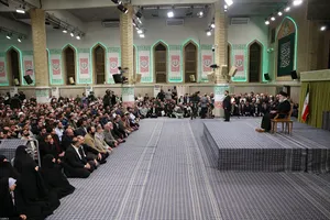 دیدار اقشار مردم با رهبر انقلاب به مناسبت چهل&zwnj;وهفتمین سالگرد پیروزی انقلاب اسلامی