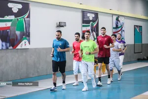 تمرین تیم ملی شمشیربازی جوانان ایران