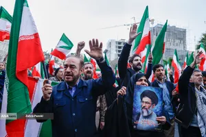 اجتماع بزرگ مردمی در میدان فلسطین