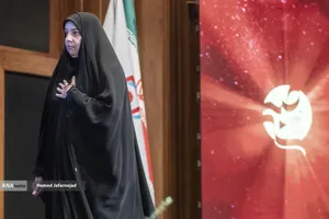 فرزند سرلشکر شهید محمد باقری در مراسم بزرگداشت شهدای رسانه در نبرد با رژیم صهیونیستی