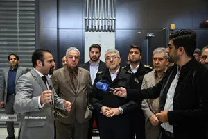 سردار تیمور حسینی رئیس پلیس راهور فراجا در مرکز آزمون&zwnj;های ایمنی و کیفیت خودرو