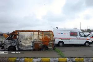 بازدید اصحاب رسانه از پایگاه مدیرت بحران نازی&zwnj;آباد و خودروهای آسیب دیده اورژانس در اثر تجاوز صهیونیستی آمریکایی