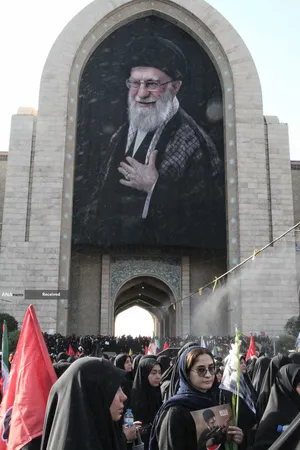 مراسم وداع با رهبر شهید انقلاب