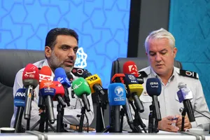 نشست خبری قدرت الله محمدی مدیرعامل سازمان آتش نشانی و خدمات ایمنی شهرداری تهران