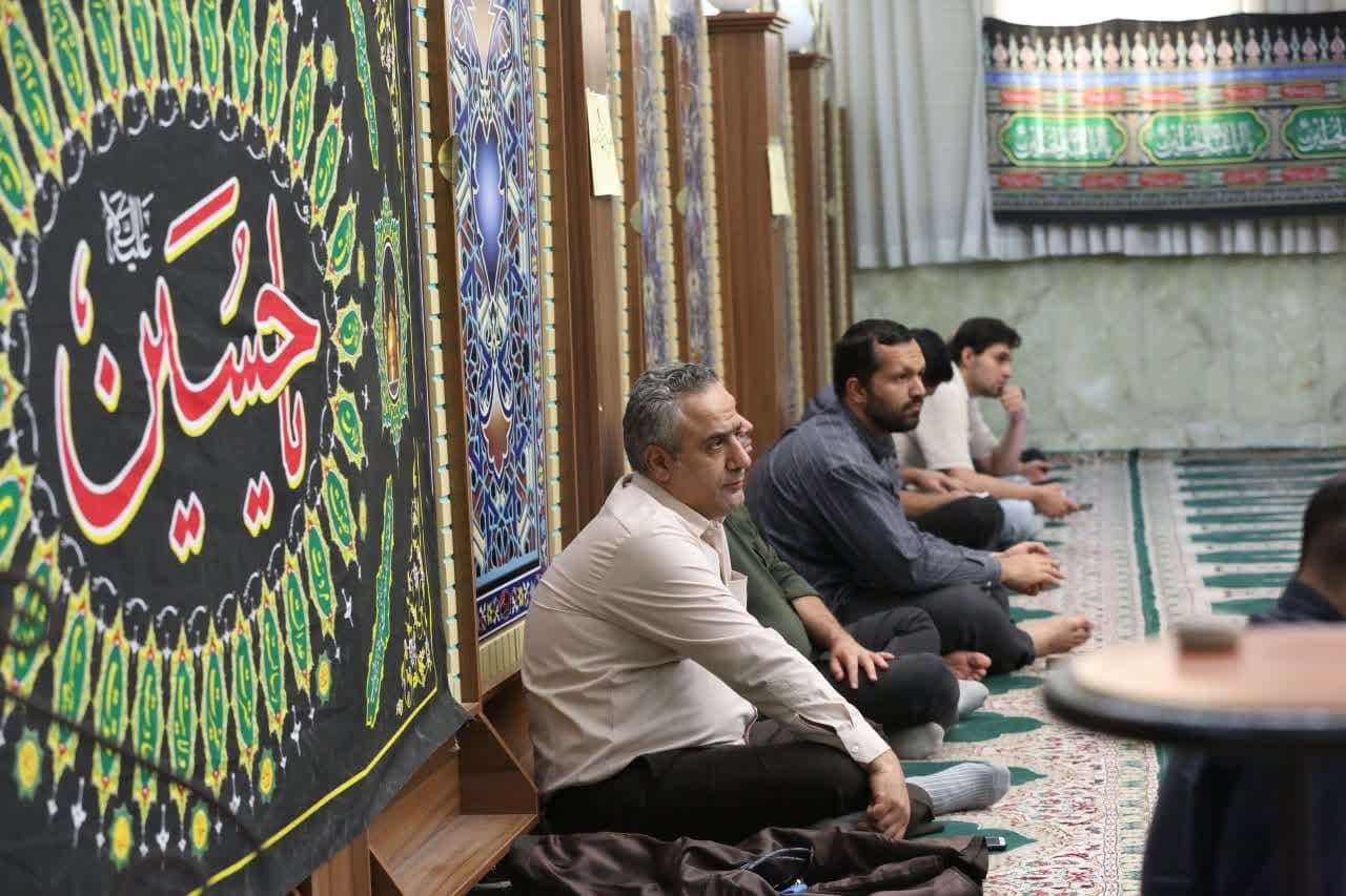 مراسم عزاداری در دانشگاه آزاد اسلامی کرمانشاه