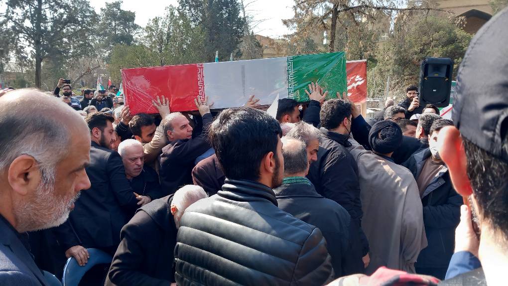 مراسم تشییع سپهبد شهید امیر نصیرزاده وزیر دفاع و نیروهای مسلح + فیلم