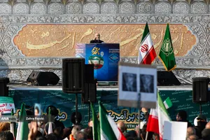 فریاد مردم تهران در محکومیت اقدامات تروریستی اغتشاشگران