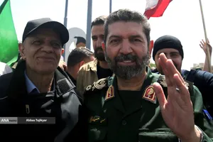 رژه بزرگ موتور سواران جان فدا در تهران
