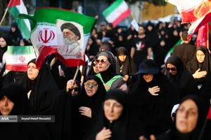 پیاده روی جاماندگان اربعین در ساری