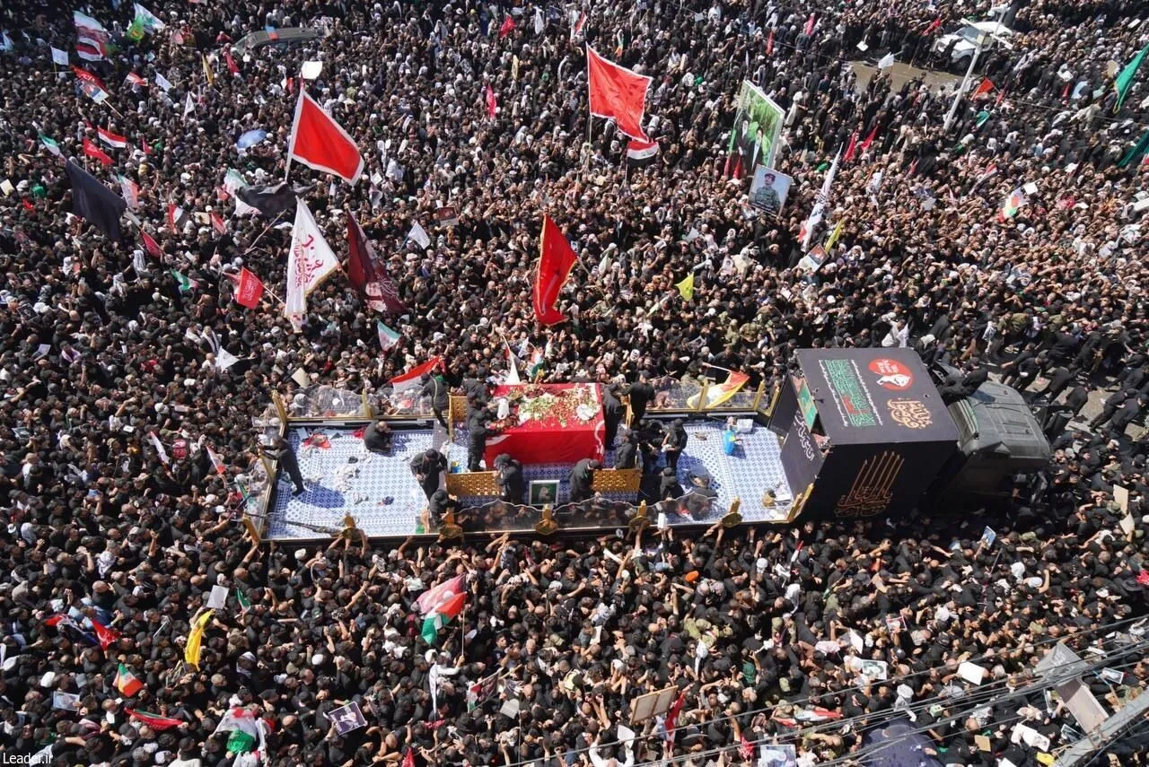 تشییع پیکر مطهر امام شهید در نجف اشرف