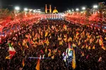 تشییع رهبر در کربلا