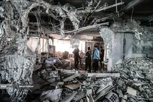 کمک نیروهای جهادی به جنگ زدگان