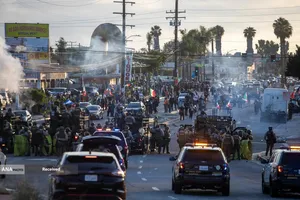 آتش اعتراضات در لس آنجلس