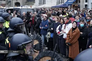 تجمع ۲۵۰ هزار نفری در هلند علیه رژیم صهیونیستی