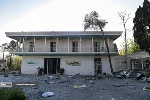 حمله اسرائیل به سفارت سابق آمریکا در تهران و تخریب ساختمان محل اقامت و دفتر کار ویلیام سالیوان آخرین سفیر ایالات متحده آمریکا در ایران