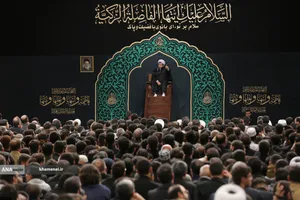 عزاداری ایام شهادت حضرت فاطمةالزهرا(س) با حضور رهبر معظم انقلاب