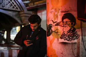 مراسم عزاداری در سوگ رهبر شهید انقلاب - میدان تجریش