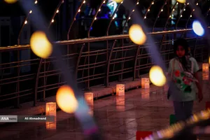 یادبود چهلمین روز شهدای جنگ ۱۲ روزه در برج میلاد