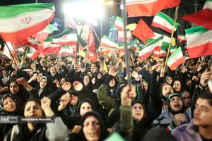 اجتماع مردم ساری در حمایت از رهبر انقلاب و نیرو&zwnj;های مسلح