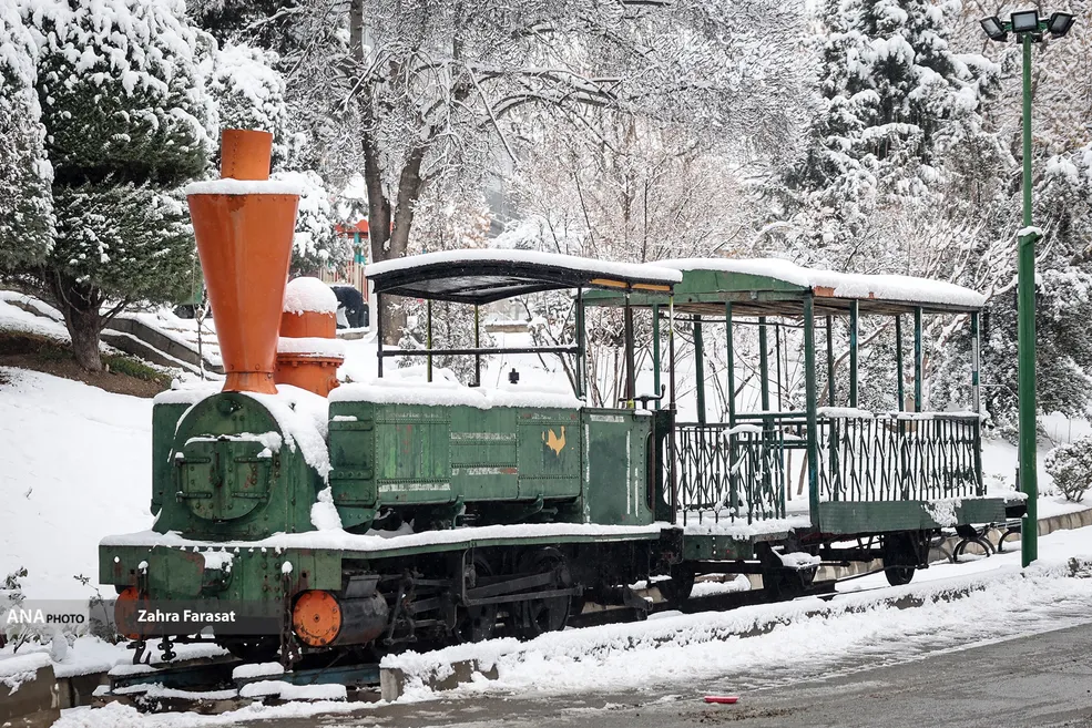 تساقط الثلوج في طهران