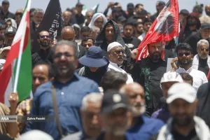 مراسم وداع با رهبر شهید انقلاب
