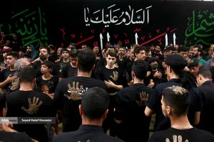 عزاداری و آیین خیمه&zwnj;سوزی عصر عاشورا در هیئت قمر بنی&zwnj;هاشم ساری
