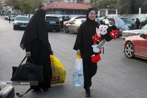 بازگشت مردم مقاوم به جنوب لبنان بعد از اعلام آتش بس 10 روزه