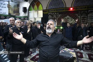 وداع با پیکر بسیجی شهید حسین یوسفخانی