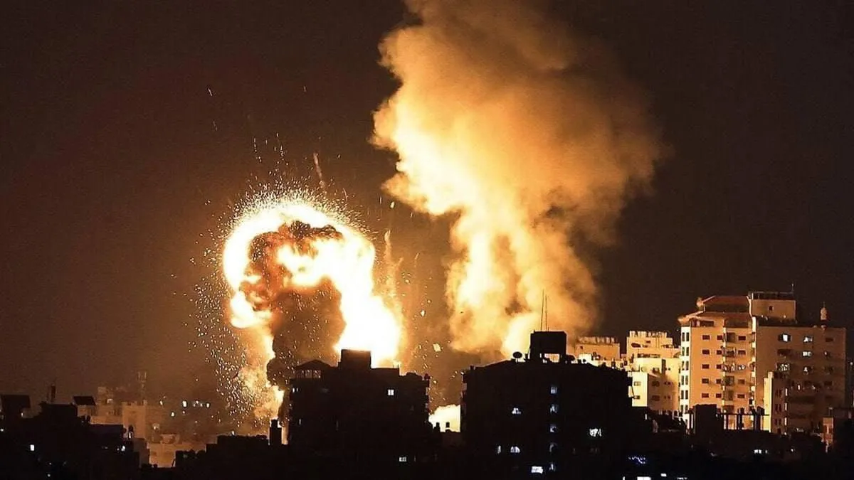 شهادت دست‌کم ۱۶ فلسطینی در حملات شدید رژیم صهیونیستی به غرب غزه